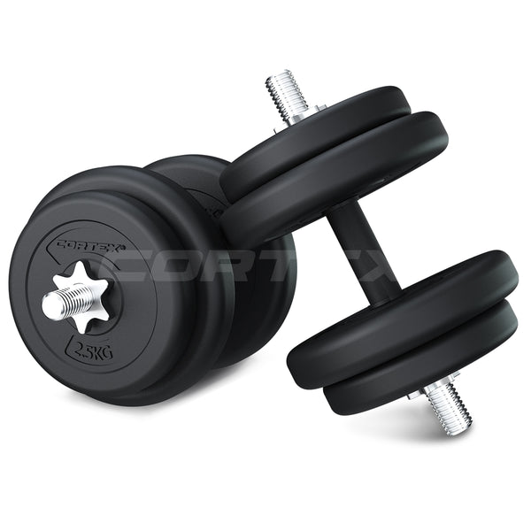 CORTEX 35kg EnduraShell Dumbbell Weight Set