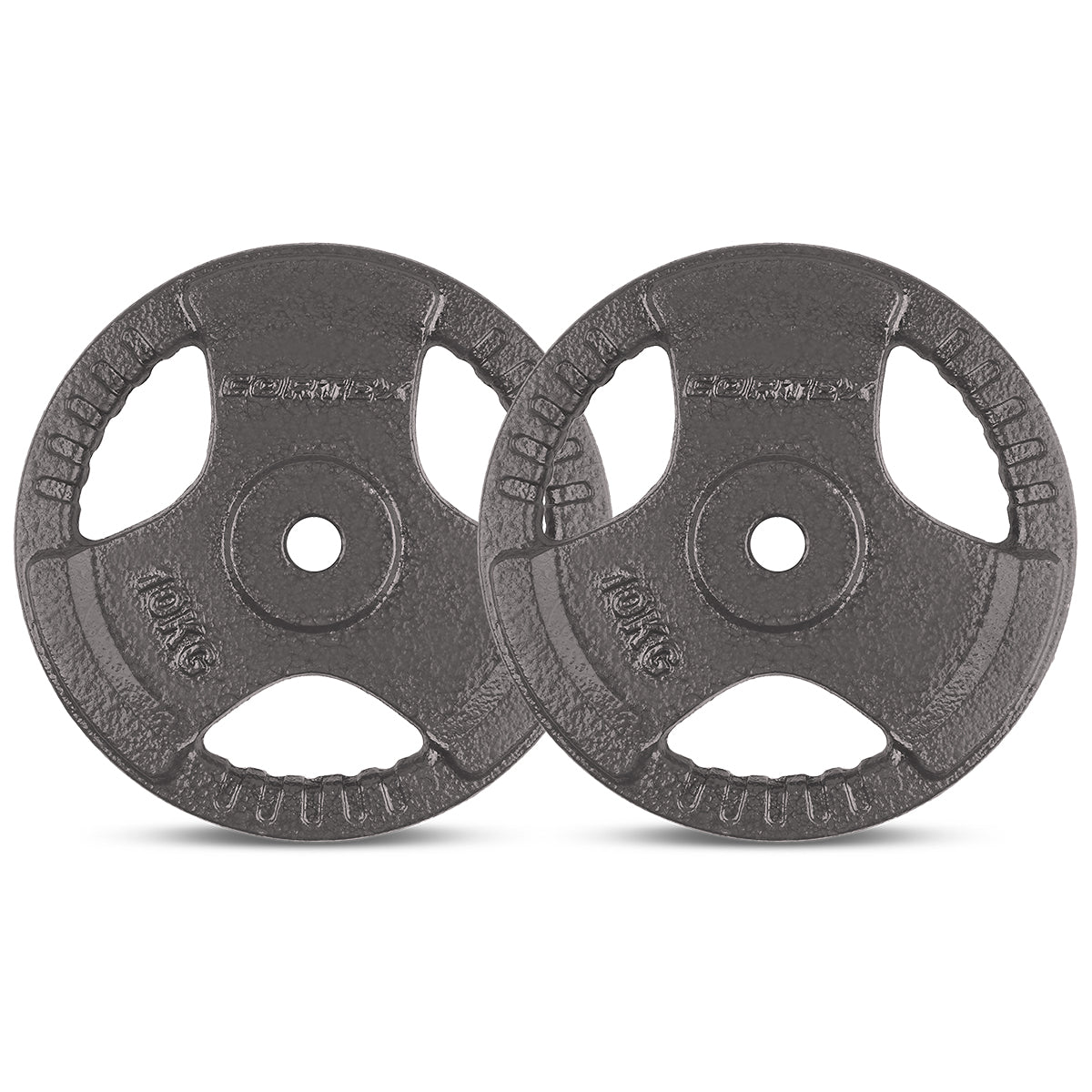 CORTEX 10kg Tri-Grip 27mm Standard Plates (Pair)