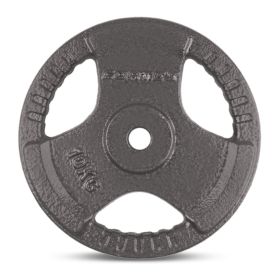 CORTEX 10kg Tri-Grip 27mm Standard Plates (Pair)