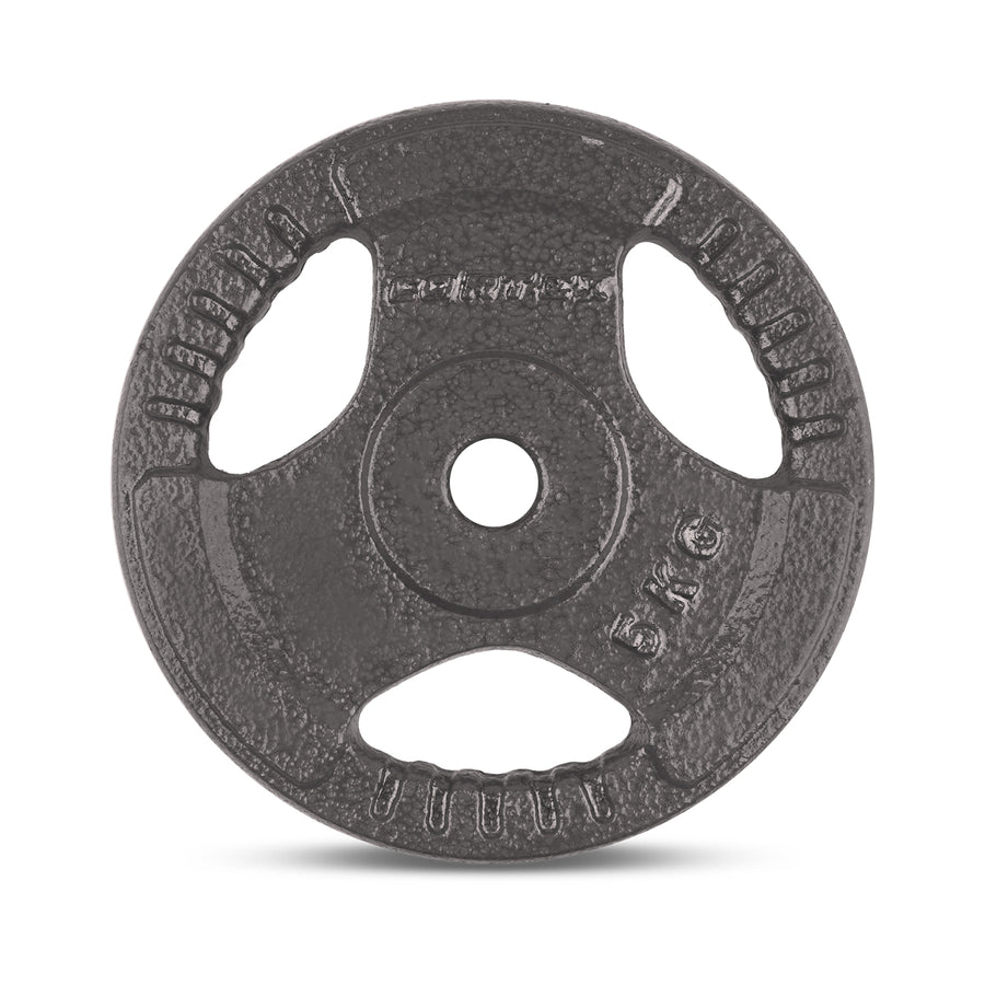 CORTEX 90kg Tri-Grip 27mm Standard Barbell Weight Set with Weight Tree