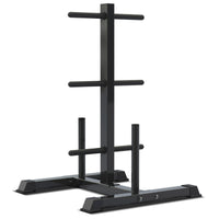 CORTEX 90kg Tri-Grip 27mm Standard Barbell Weight Set with Weight Tree