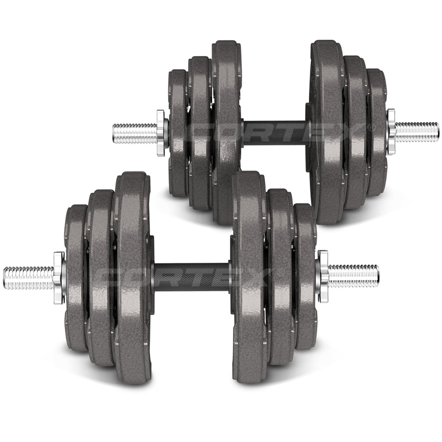 CORTEX 37.5kg Dumbbell 27mm Standard Weight Set