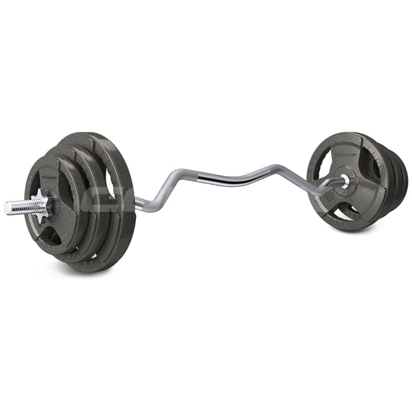 CORTEX 40kg Curl Bar 27mm Standard Weight Set