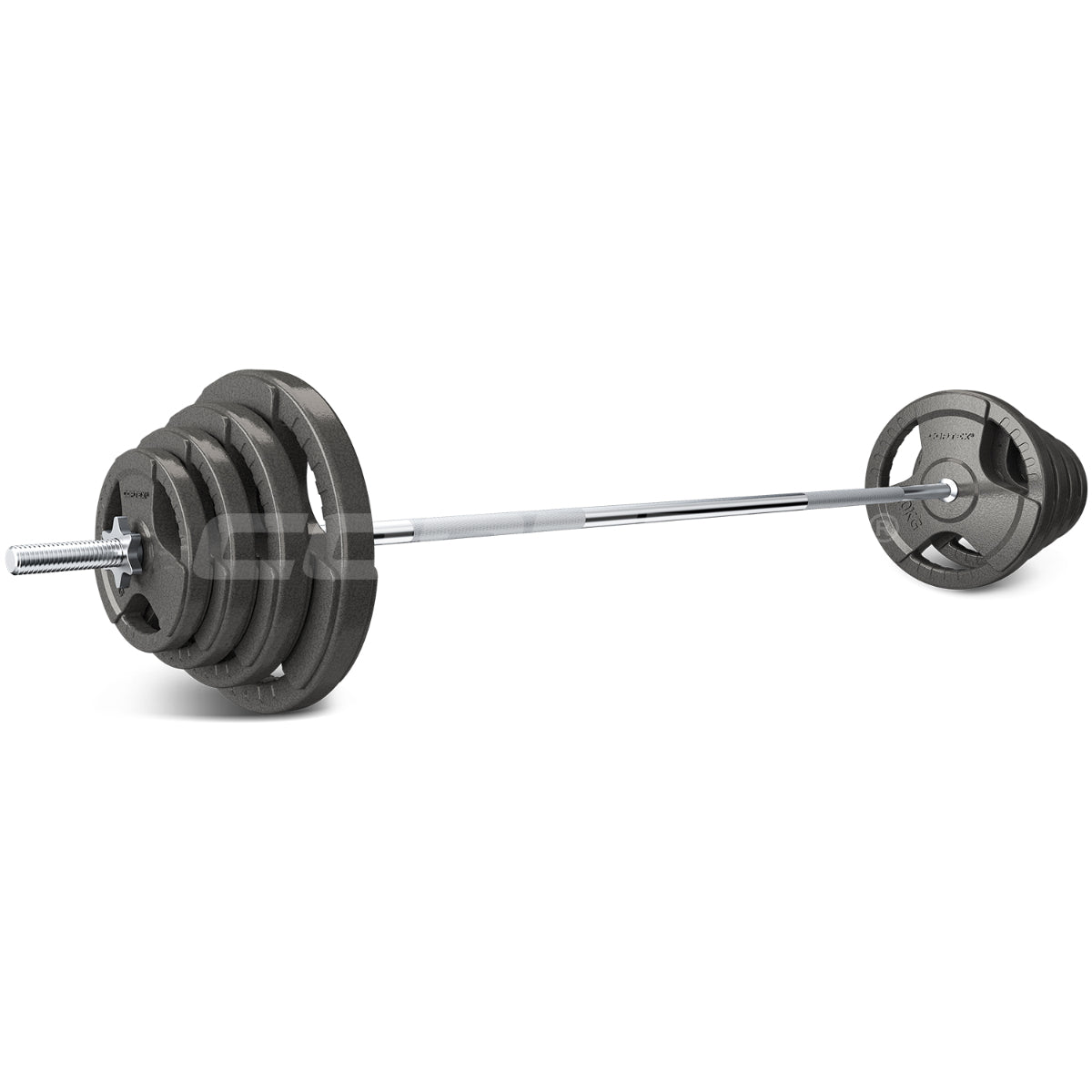 CORTEX 65kg Tri-Grip 27mm Standard Barbell Weight Set