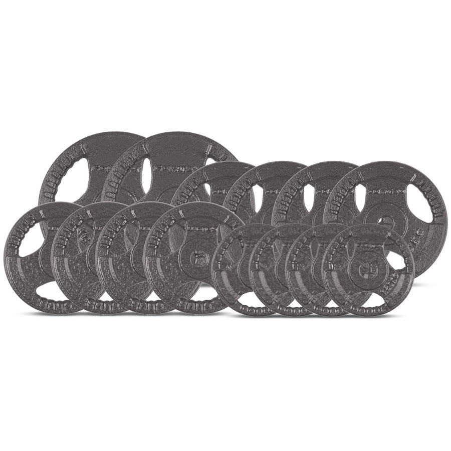 CORTEX 65kg Tri-Grip 27mm Standard Barbell Weight Set