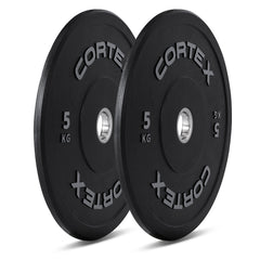 CORTEX 5kg Black Series V2 Bumper Plate (Pair)