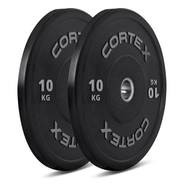 CORTEX 10kg Black Series V2 Bumper Plate (Pair)