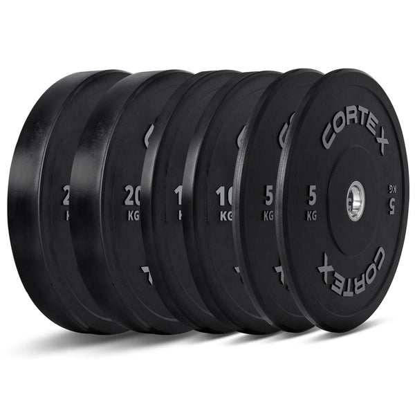 CORTEX Starter 70kg Black Series Bumper Plate V2 Package