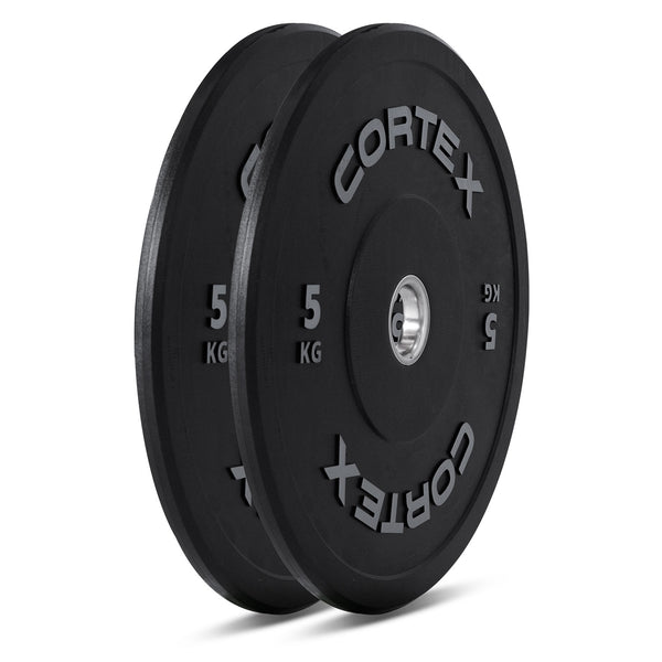 CORTEX Pro 170kg Black Series Bumper Plate V2 Package with SPARTAN205 Barbell