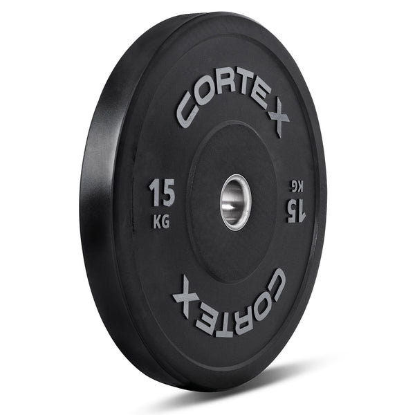 CORTEX Pro 170kg Black Series Bumper Plate V2 Package with SPARTAN205 Barbell