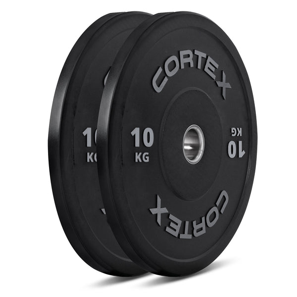 CORTEX Pro 150kg Black Series Bumper Plate V2 Package with Toaster Rack