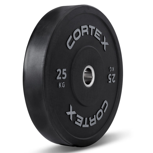 CORTEX Pro 150kg Black Series Bumper Plate V2 Package with Toaster Rack