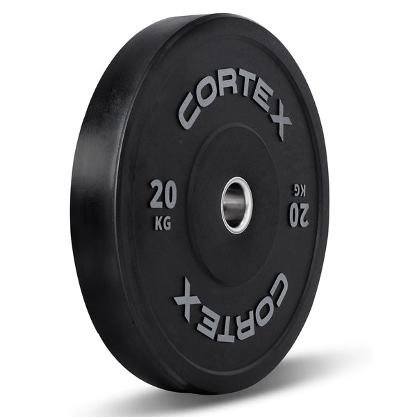 CORTEX Starter 85kg Black Series Bumper Plate V2 Package with ATHENA200 Barbell