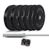 CORTEX Starter 90kg Black Series Bumper Plate V2 Package with SPARTAN205 Barbell