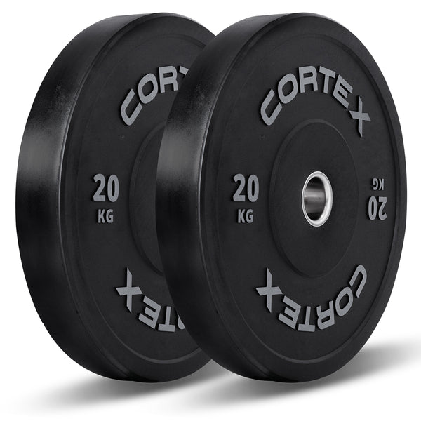CORTEX Starter 90kg Black Series Bumper Plate V2 Package