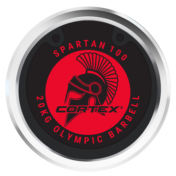 CORTEX SPARTAN100 7ft 20kg Olympic Barbell (Black Oxide)