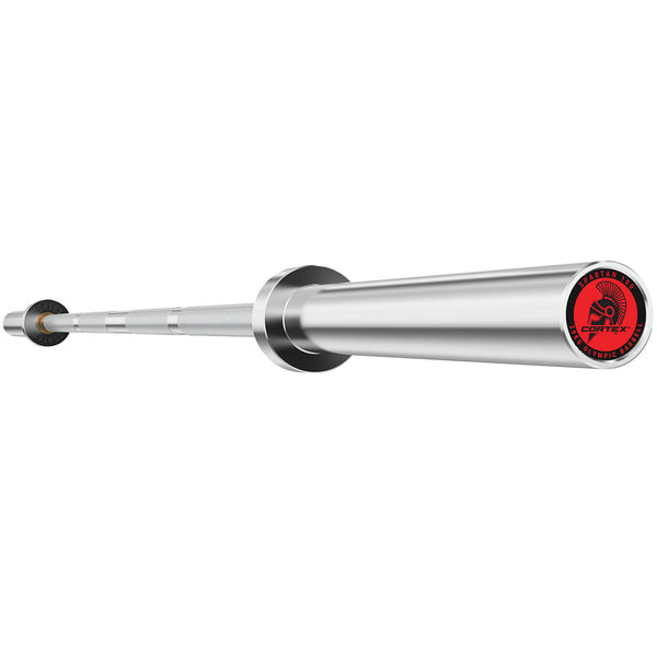 CORTEX SPARTAN100 7ft 20kg Olympic Barbell with Lockjaw Collars