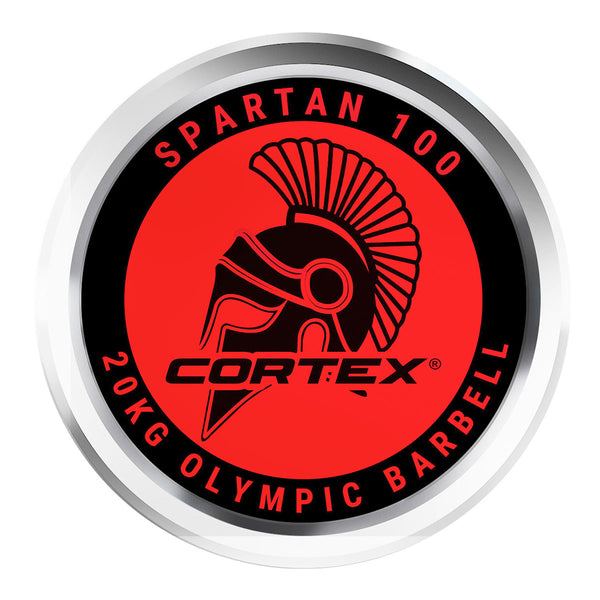 CORTEX SPARTAN100 7ft 20kg Olympic Barbell (Chrome)