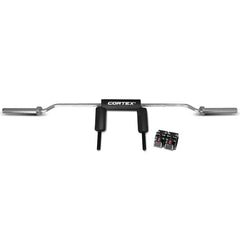 CORTEX Safety Squat Olympic Barbell with Lockjaw Collars