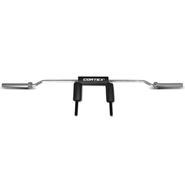 CORTEX Safety Squat Olympic Barbell with Lockjaw Collars