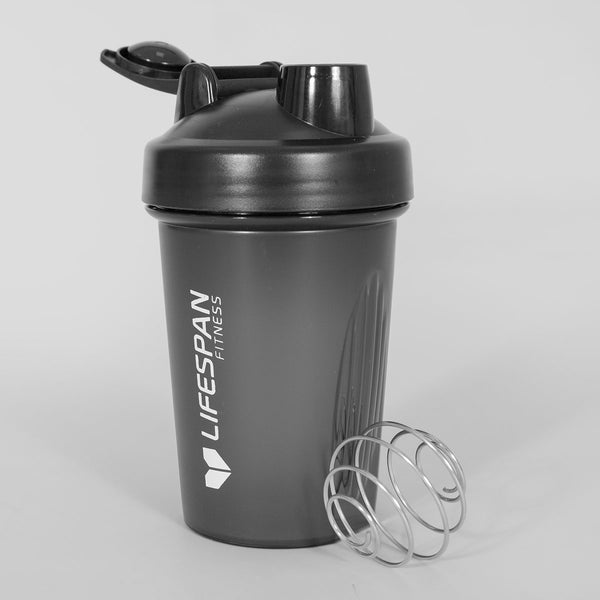 Lifespan Fitness Shaker Bottle (500ml, Black) Pack of 8