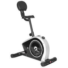 Cyclestation3 Exercise Bike with ErgoDesk Automatic Standing Desk 1500mm in White