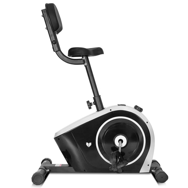 Cyclestation3 Exercise Bike with ErgoDesk Automatic Standing Desk 1500mm in White