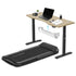 V-Fold Treadmill with ErgoDesk Automatic Oak Standing Desk 1500mm + Cable Management Tray