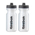 Reebok Water Bottle (500ml, Clear) Pack of 2