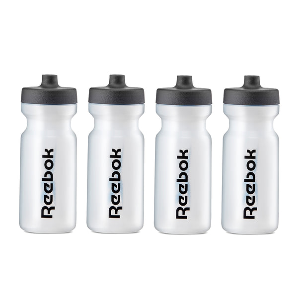 Reebok Water Bottle (500ml, Clear) Pack of 4