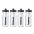 Reebok Water Bottle (500ml, Clear) Pack of 4