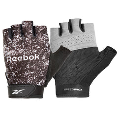 Reebok Womens' Fitness Gloves - Black & White