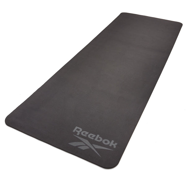 Reebok Double Sided Yoga Mat (6mm, Black/Grey) – Lifespan
