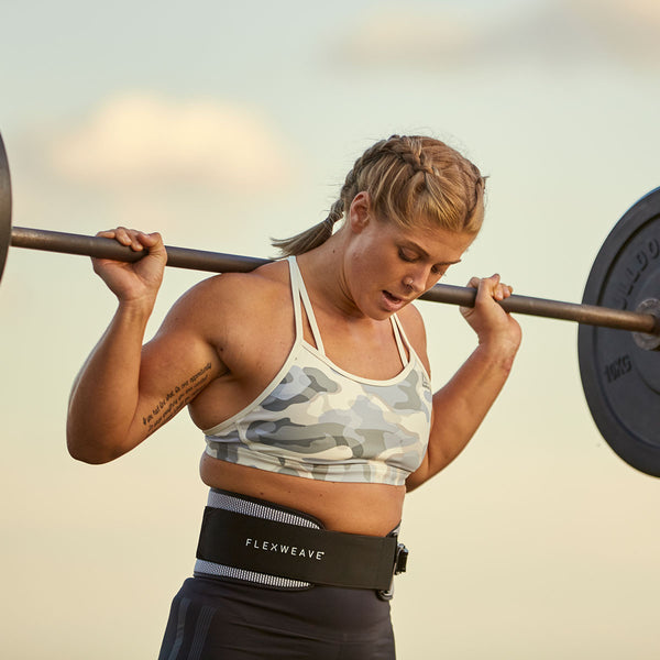 Reebok Flexweave Powerlifting Belt - White